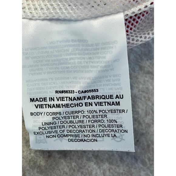 Nike Women’s Windrunner Pants Red White Logo Joggers Retro 90's Era Track Nylon - Picture 8 of 8